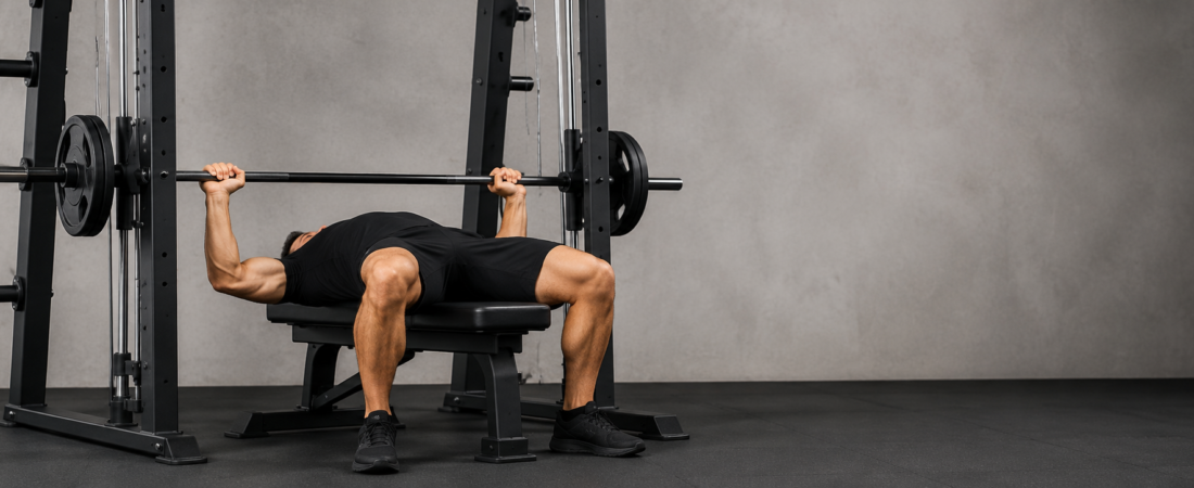 How to Do a Smith Machine Bench Press for Beginners (With Dumbbell Progression)